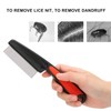 Lice Comb Metal Nit Comb Human Extra Fine Stainless Steel