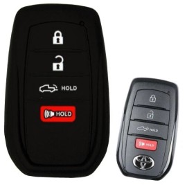 Toyota 2 Pack Keyless Entry Rubber Key Fob Remote Cover Toyota Tacoma Tundra 2025 2024