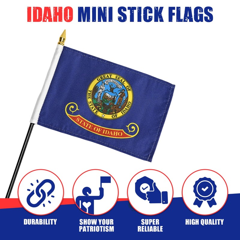 Idaho flag 4 x 6 inch