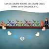 HDGSAFD 5 Pieces Bicycle Model, Mini Bicycle, Creative Simulation Model,