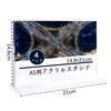 A5 Acrylic Stand, Horizontal 4 Pieces, T-Shaped, Frame, Clear Stand,