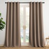 NICETOWN Cappuccino Blackout Curtains for Bedroom 90 inches Long, Thermal