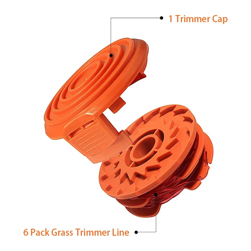 WA0007/ 50022833 Replacement Line Trimmer Spool for Worx WG116 WG119