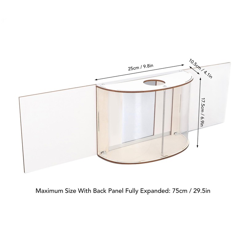 Gugxiom Window Bird Feeder with 180° Clear View, Window Insert