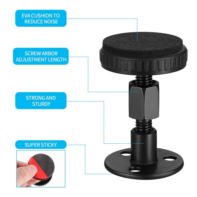 Pack of 4 Adjustable Bed Frame Anti Shake Tool, 47-64