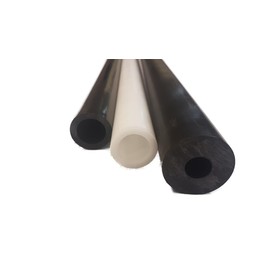 PSB STAHL AUF MASS POM Hollow Rod Plastic Round Tube 30 x 15 mm L = 500-1500 mm Black (500 mm)