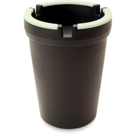 Glow in the Dark Car Ashtray with Lid – Portable, Smoke-Free Design – Durable Plastic, Fits Most Cup Holders – Easy Clean – Perfect for Cars, Trucks, SUVs
