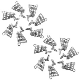 DIYEAH 20pcs Egyptian Antique Silver Tone Jewelry Making Charms Egyptian Queen Pendant Nefertiti Pendant African Diy Jewelry Supply for Women Egyptian Queen Charm Pendants Diy Metal Jewelry for Women