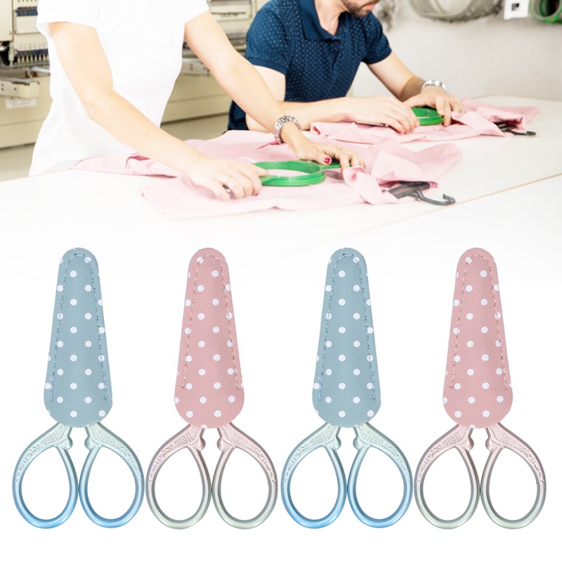 2Pcs Retro Scissors CrossStich Embroidery Sewing Yarn Thread Shears with
