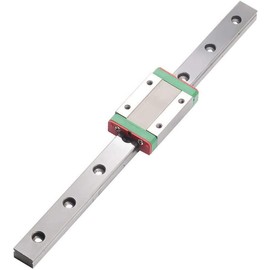 100mm MGN12 Miniature Linear Rail Guide + MGN12H Sliding Block Linear Motion Guide Rail Slider Bearing Steel Carriage Block CNC 3D Printer Accessories