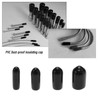 SING F LTD 200PCS Round End Caps Covers PVC Dust