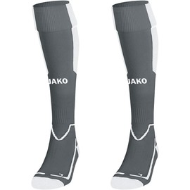 JAKO Unisex's Lazio Socks, Stone Gray/White, 2 (31-34)