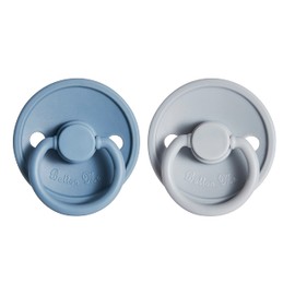 ButtonMe Premium Soft Silicone Newborn Pacifiers 0-6 Months BPA Free Baby Pacifier - 2-Pack Comfortable & Stylish Baby Pacifier 0-6 Months for Baby Boy & Girl - Hospital-Grade Silicone Baby Pacifiers