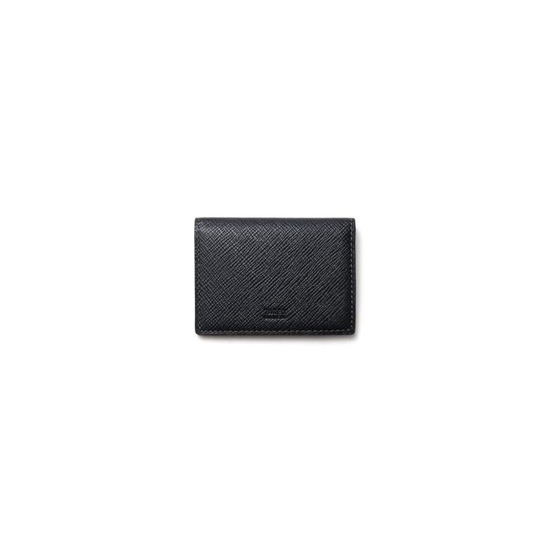 Takeokikuchi Men's Bi-fold Wallet, Panama Accessories, Black, Black