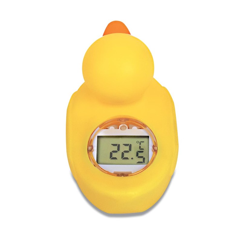 Medikids Duck Bath Thermometer - Waterproof, Color-Coded Display, Quick-Read, Energy