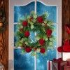 ROMOT 24 Bolas de Navidad, Tela de Terciopelo, Adornos Navideños