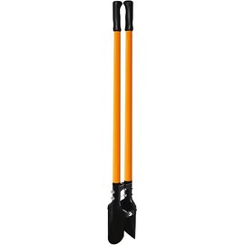 Post Hole Digger Tool, Heavy Duty Post Hole Digger with Fiberglass Handle, 58 Inches