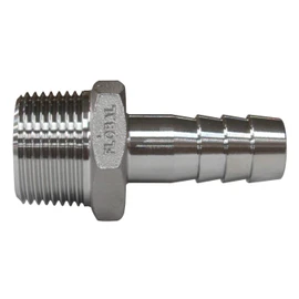 Flowbal Hose Nipple Stainless Steel Threaded Fitting VCH-S13-0834 1"x34