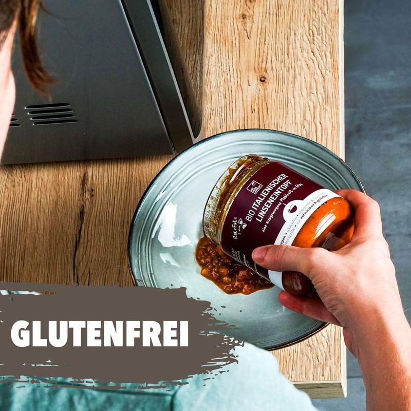 Italienischer Linseneintopf Bio, 380ml von bleibwacker.