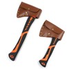 Operitacx Pack of 2 Axe Protection Log Camp Small Case