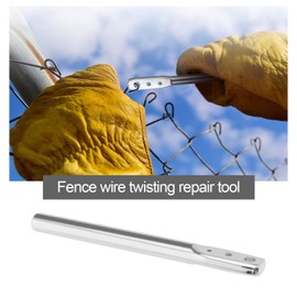 YINETTECH Multifunctional Pipe Bender Wire Twisting Tool 4 Hole Wire Twister Galvanised Steel Fencing Tool Agricultural Equipment 130mm