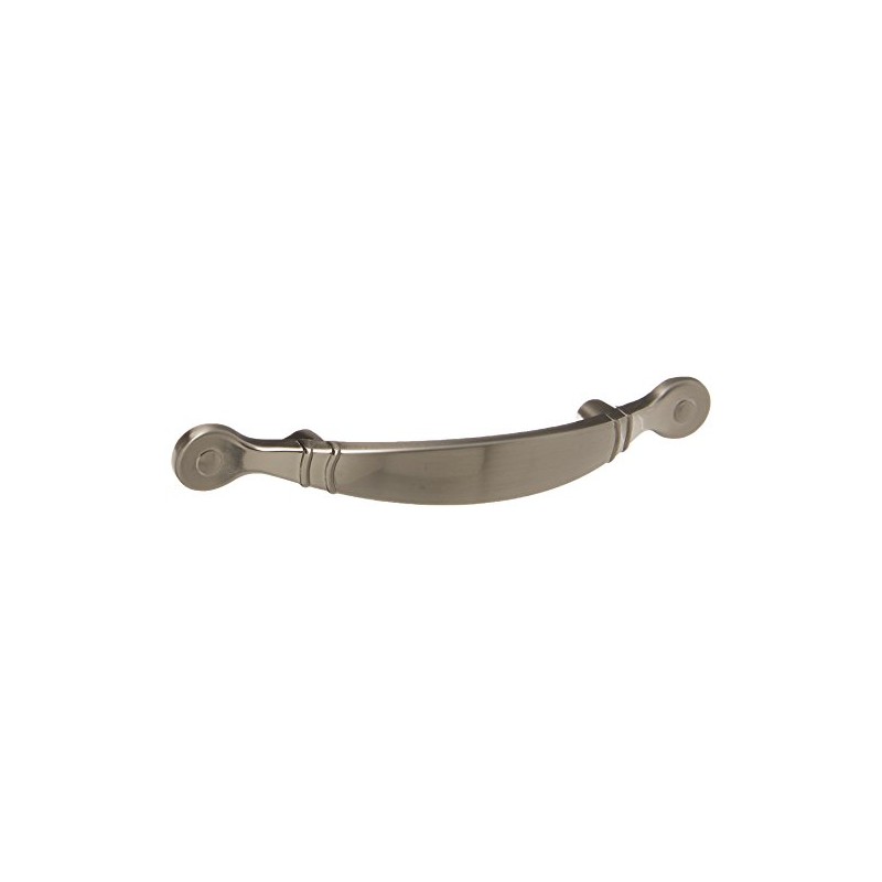 Dynasty Hardware P-80602-SN-25PK Arched Cabinet Hardware Pulls, Satin Nickel, 25