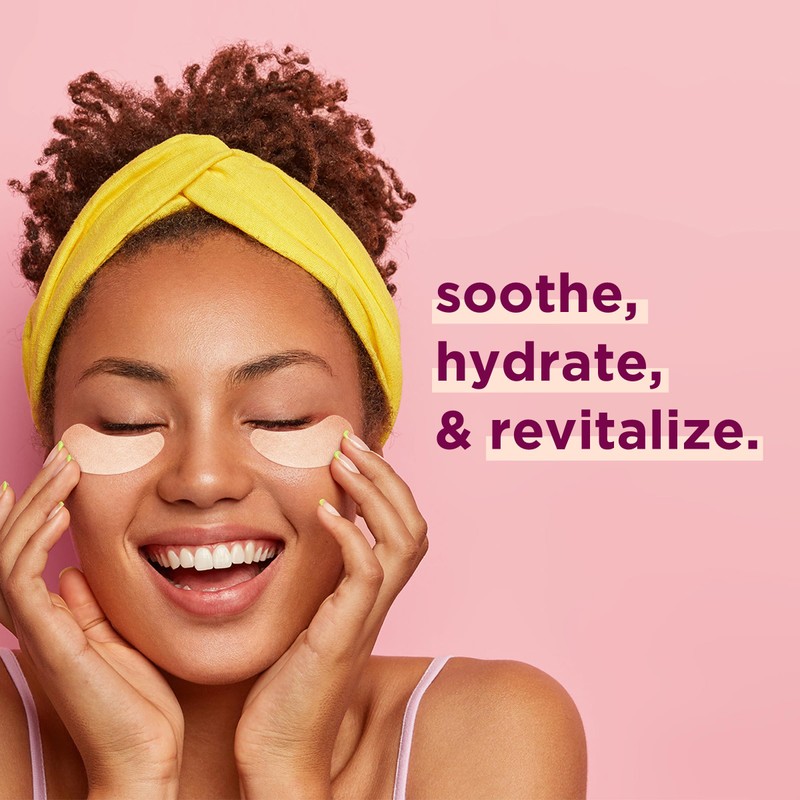 Earth Therapeutics Hydrogel Collagen Under-Eye Patches – Reduce Wrinkles, Puffy