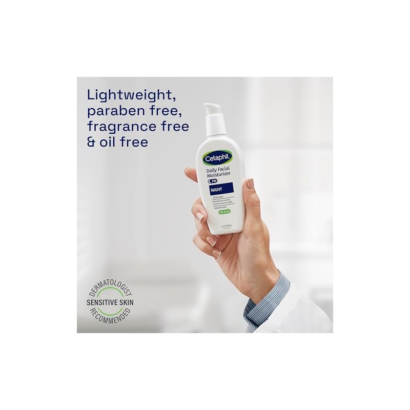 Crema hidratante de noche para el rostro, crema hidratante facial