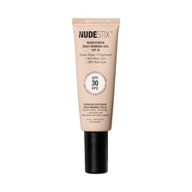 NUDESTIX Nudescreen Daily Mineral Veil SPF 30 – Lightweight Tinted Mineral Sunscreen with Zinc Oxide for UVA/UVB & Blue Light Protection | Vegan, Reef