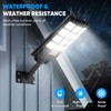 Solar Street Light Outdoor, 20000LM 6500K Waterproof Motion Sensor LED