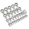 37Pcs Fishing Rod Guides Top Tip Ring Telescopic Surf Casting