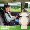 Siivton Car Seat Protector for Kids, Anti-Slip Design, Thick Padding,
