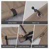 Birodeko 10x12 Gazebo Sidewall Curtains, 4-Panel Waterproof Mesh Window