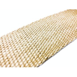 Tan Natural High Temperature Header Exhaust Pipe Insulation Wrap Kit: 2 Rolls EACH 2 INCH WIDE X 25 FEET LONG with Stainless Steel Zip Ties Kit- Thermal Zero - TN116225TKX2