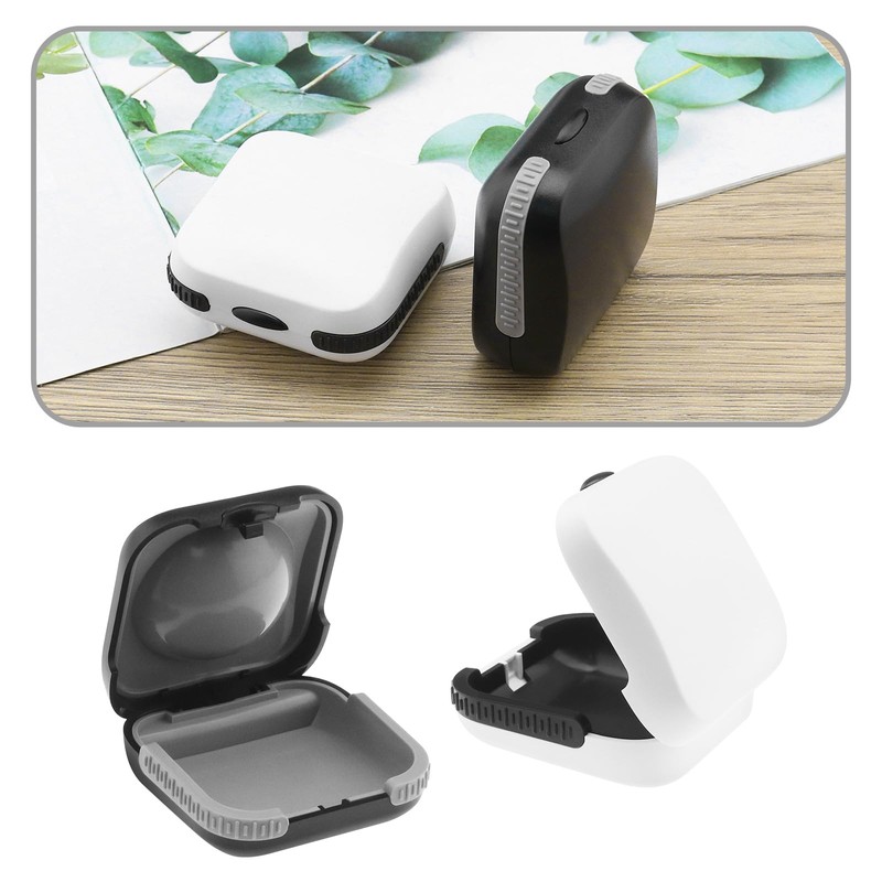 Set of 2 Hearing Aid Box Hard Protective Case Hearing