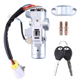 Alikali Ignition Switch Lock Cylinder with 2 Keys D87004S100 Compatible with Nissan Frontier Xterra 1999 2000 2001 2002 2003 2004 Automatic Transmission Ignition Switch US545,1S6111 LS1367