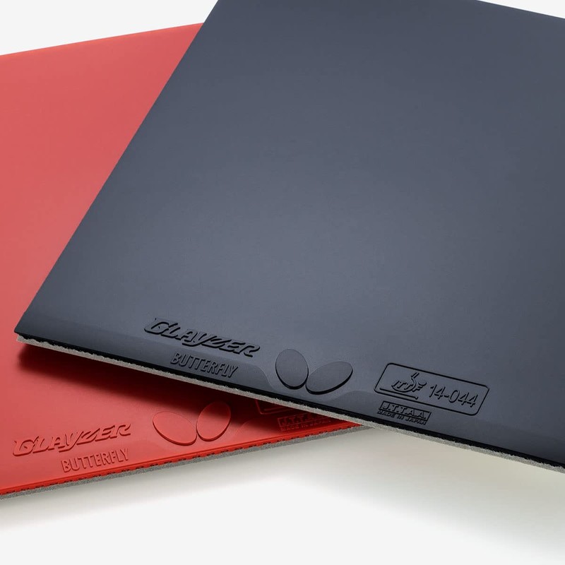 Butterfly 06100 Table Tennis Rubber Glazer, Soft Back, High Tension,