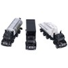 3pcs 1:50 Truck Model Toy Set Pull Back Recovery Tanker