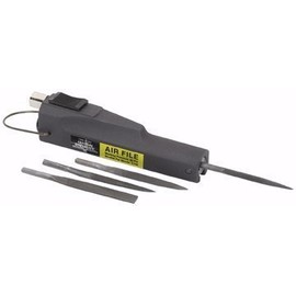 Central Pneumatic Air File With Flat Cut, Half Round, Round and Triangular Files
