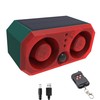 QXMH Outdoor Solar Motion Sensor - Motion Sensor Alarm, Dog