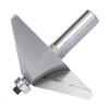 Akylin 60 Degree Extra Large Chamfer Router Bit,1/2" Shank,1-5/16" Cutting