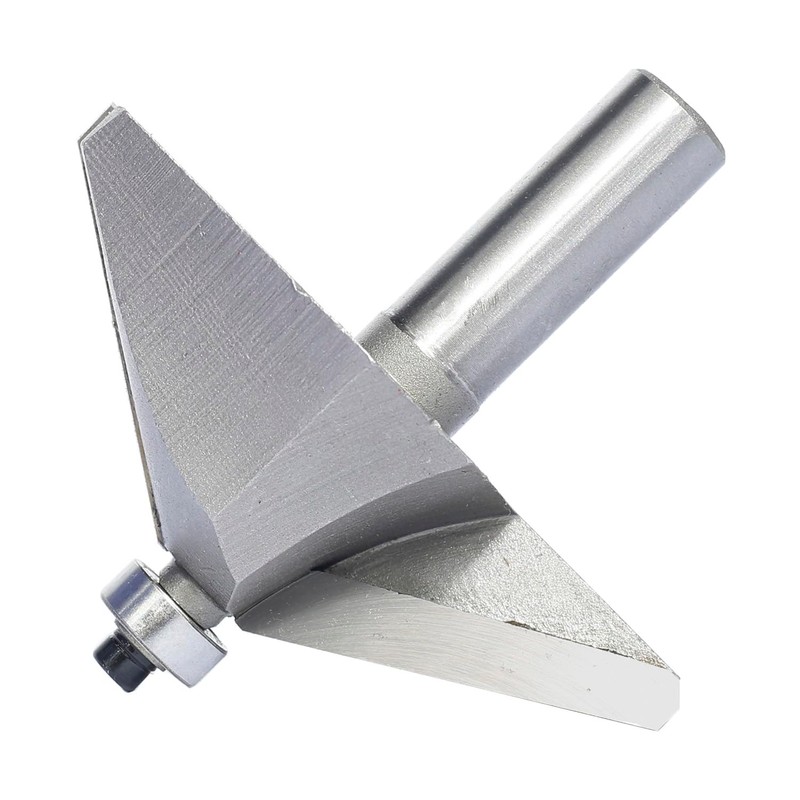 Akylin 60 Degree Extra Large Chamfer Router Bit,1/2" Shank,1-5/16" Cutting