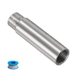 Awclub Shower Head Extension Arm, 4-Inch 1/2PT Male to 1/2PT Female Thread 304 Stainless Steel Cast Pipe Fitting Coupler