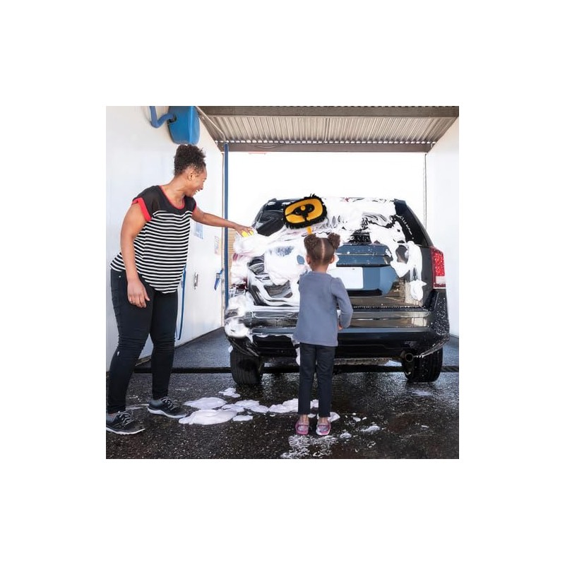 HASTHIP® Cepillo de Limpieza para Auto, con Mango Extensible y