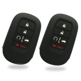 Funda para Llave Silicona 2 Piezas para Honda Civic Accord HR-V CR-V Pilot con 5 Botones