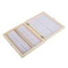 100PCS Biology Glass Prepared Microscope Slides Specimens Wooden Slide Storage