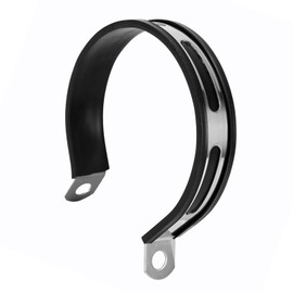 gy6 Motorcycle Exhaust Clamp, Universal Motorcycle Semicircle Exhaust Muffler Holder Exhaust Clamp Replacement Accessory