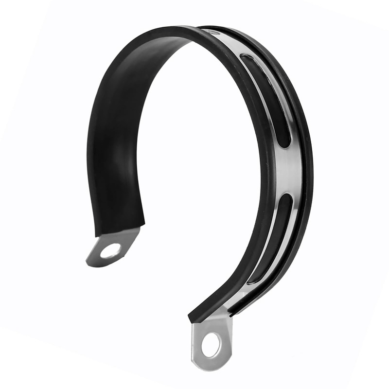 gy6 Motorcycle Exhaust Clamp, Universal Motorcycle Semicircle Exhaust Muffler Holder
