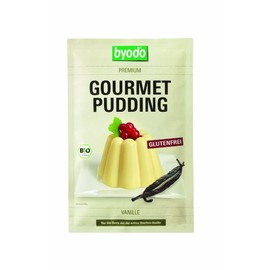 Bio Vanille Pudding - Byodo Gourmet, 10er Pack (10 x 36 g), Glutenfrei, Vegane Nachspeise, Einfach zubereitet, ideal für Desserts und Backwaren - Bio-Qualität
