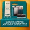 SMART CHOICE Solid Surface Granite Countertop Dishwasher Installation Mounting Kit